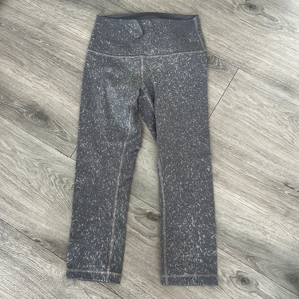 Lululemon Wunder Under Crop High Rise Leggings